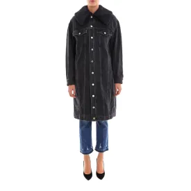 3.1 Phillip Lim Shearling Denim Coat
