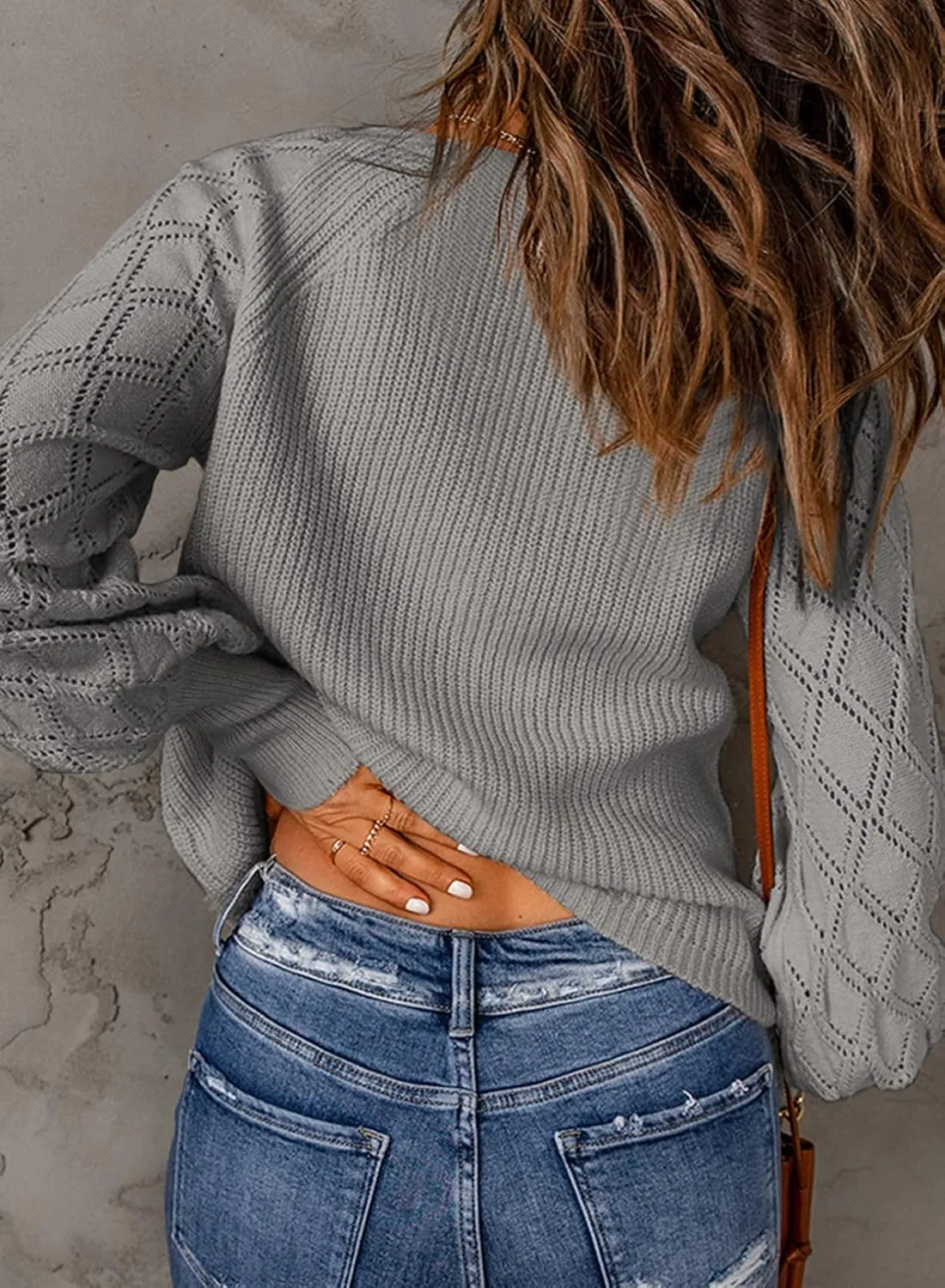 Astylish Women Long Sleeve Open Front Knit Button Down Cardigan Sweaters