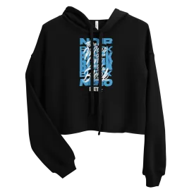 BET More Than One Way Women's Fleece Crop Hooded Sweatshirt