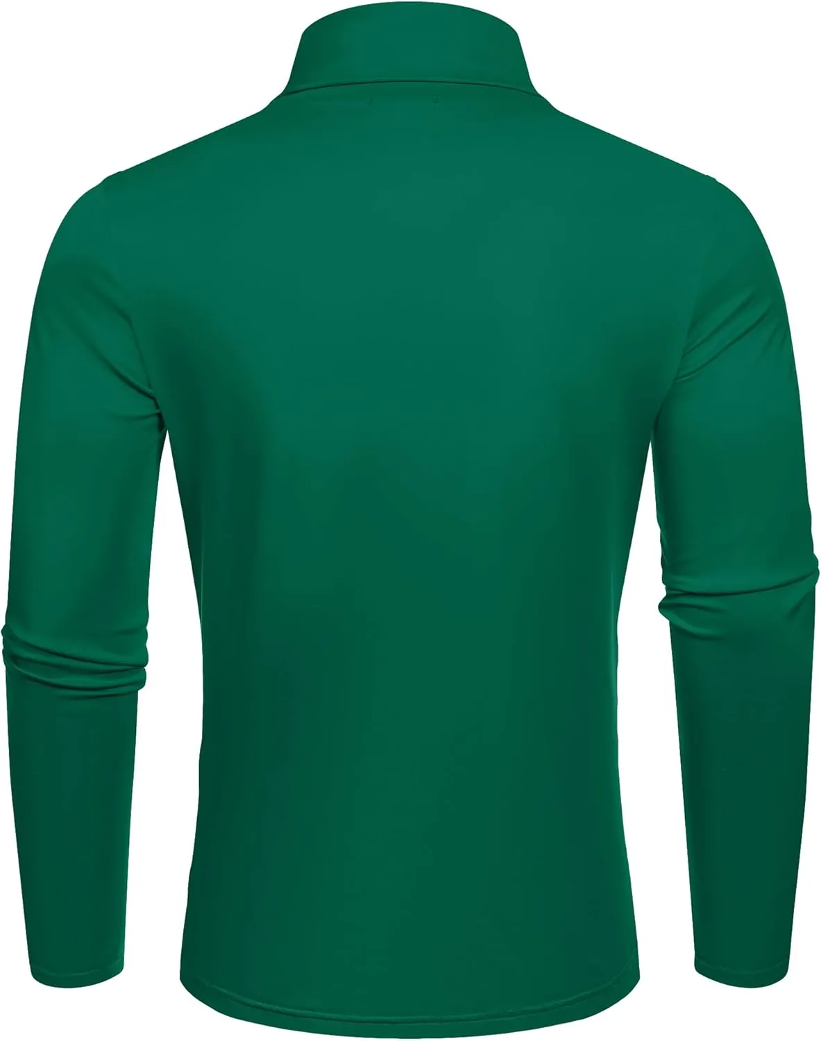 COOFANDY Men's Slim Fit Basic Turtleneck T-Shirt Long Sleeve Solid T Shirts Casual Knit Pullover Thermal Tops