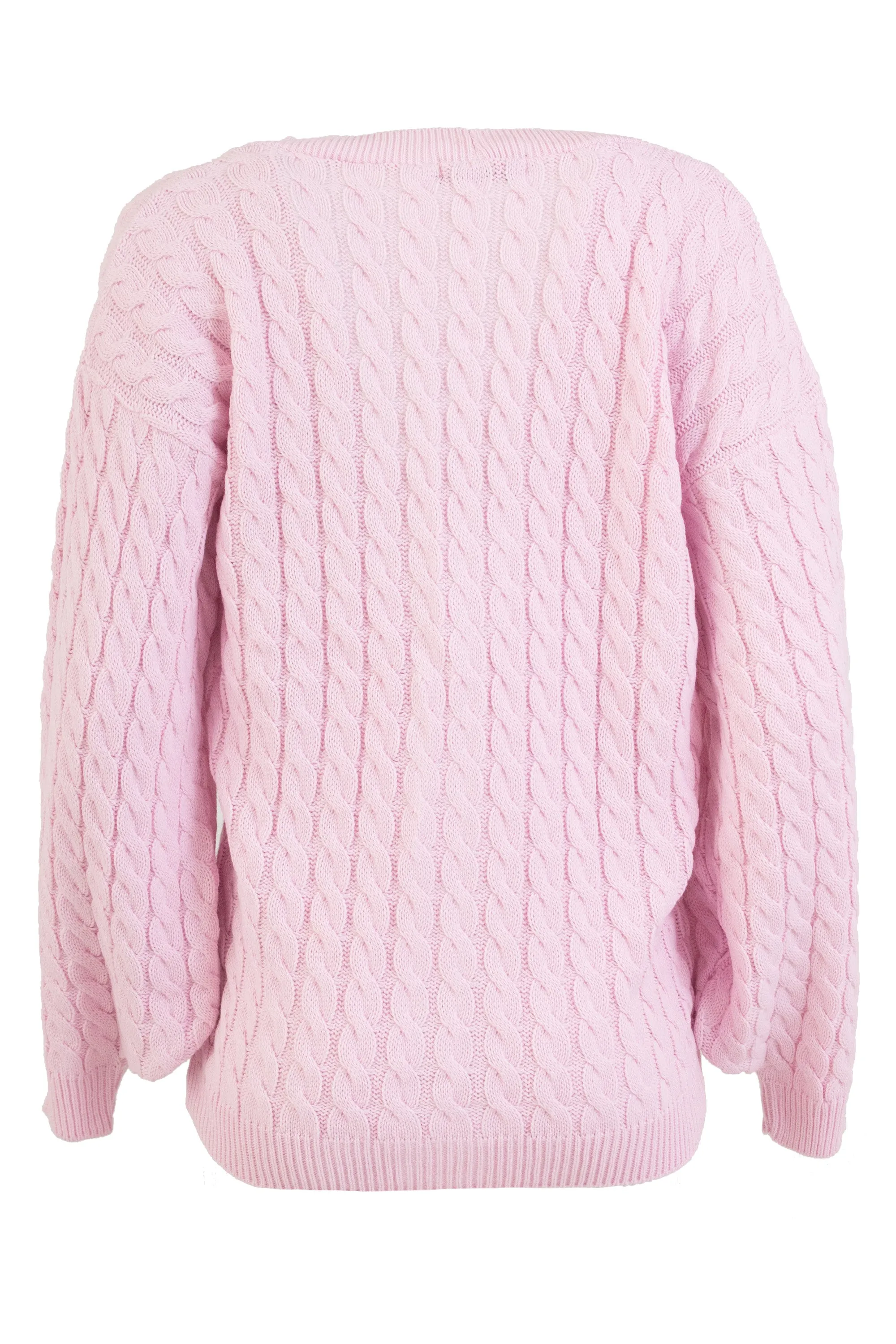 Daisy Street X Pose and Repeat Cable Knit Cardigan