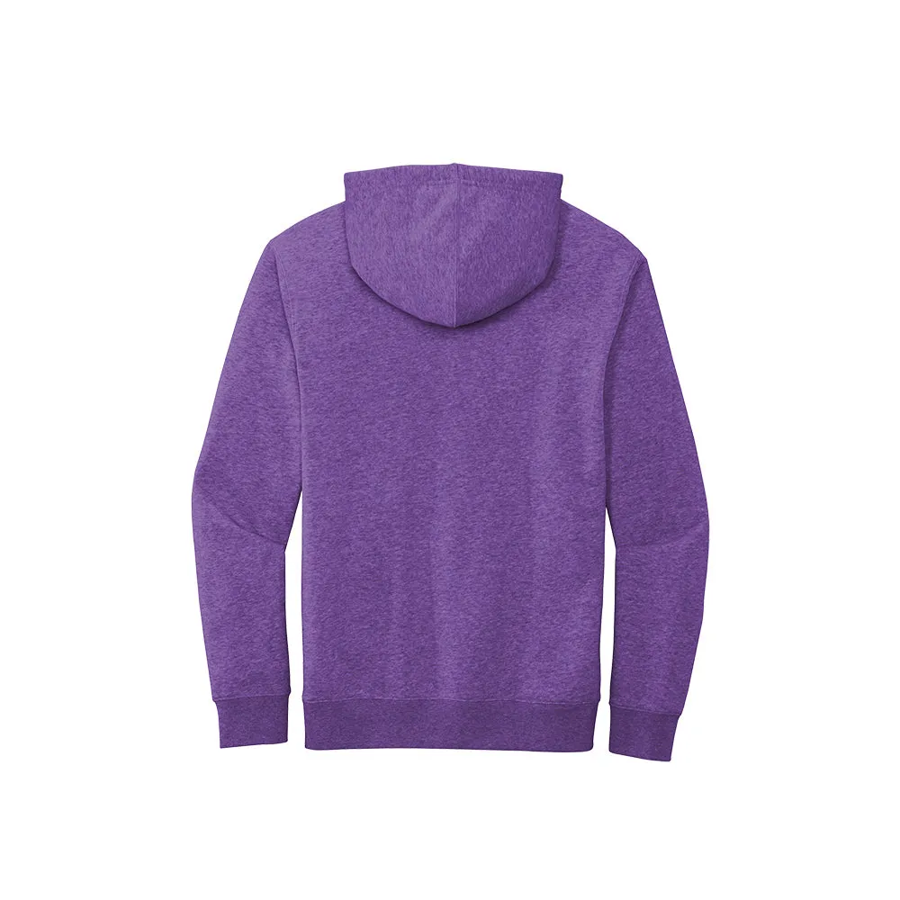 District DT6100 V.I.T. Fleece Hoodie - Heathered Purple
