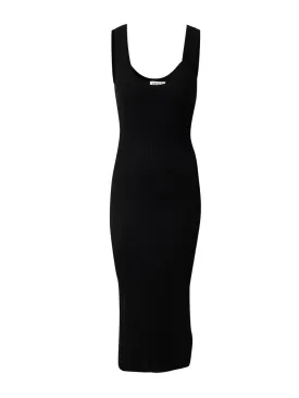 Edited Relana knitted dress, black