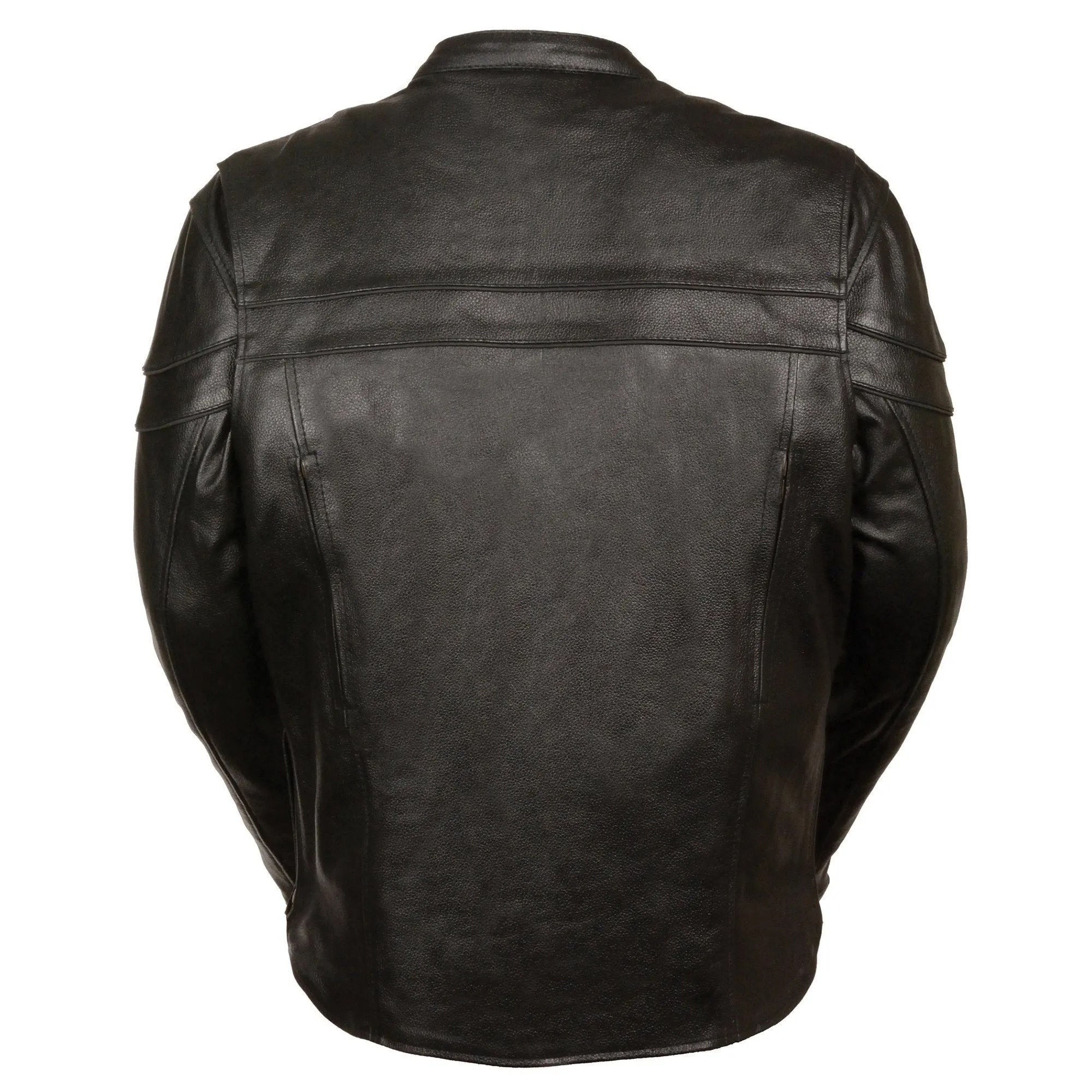 Event Leather EL1408 Men's Sporty Scooter Crossover Leather Jacket