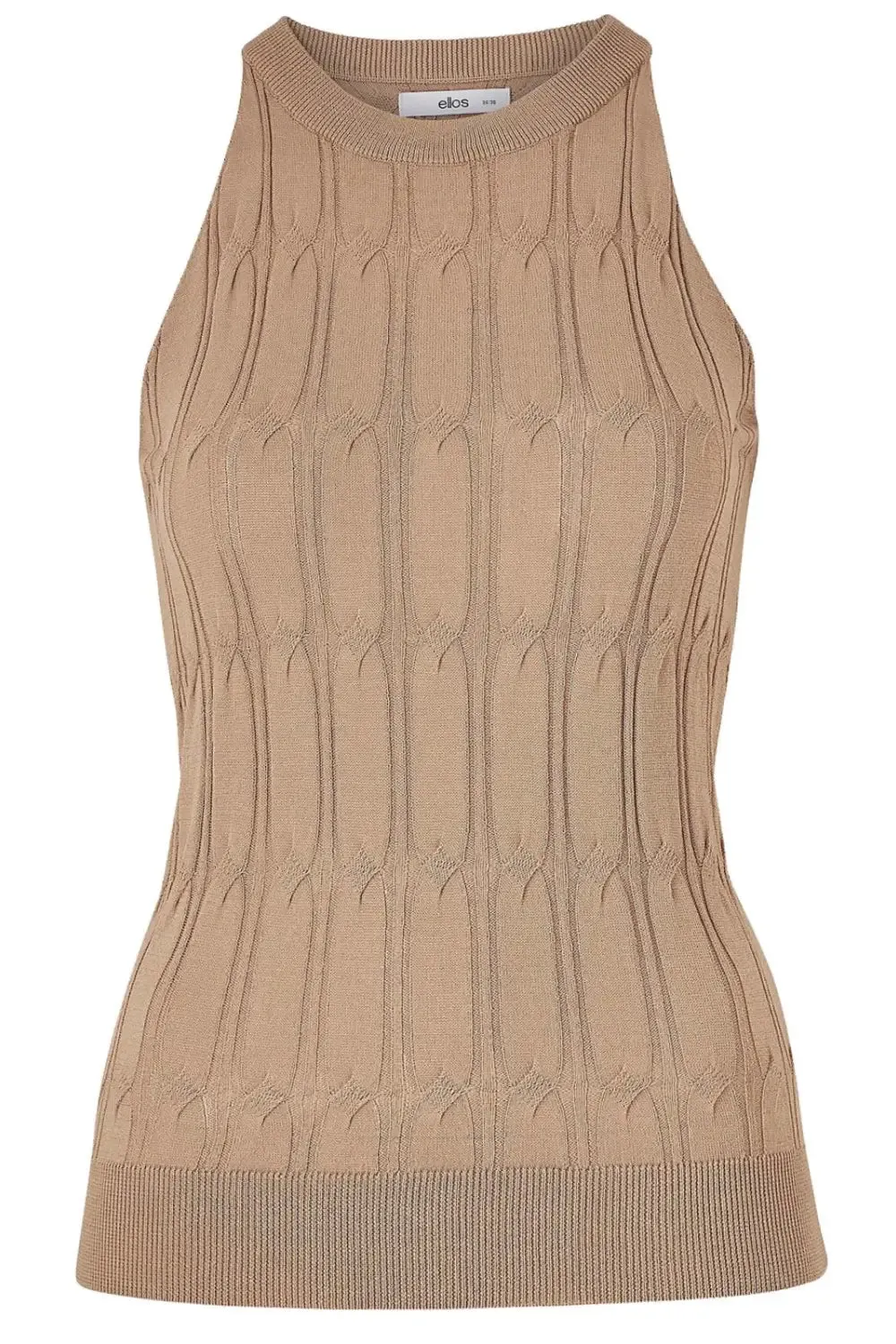 Fine Knit Ribbed Vest Top