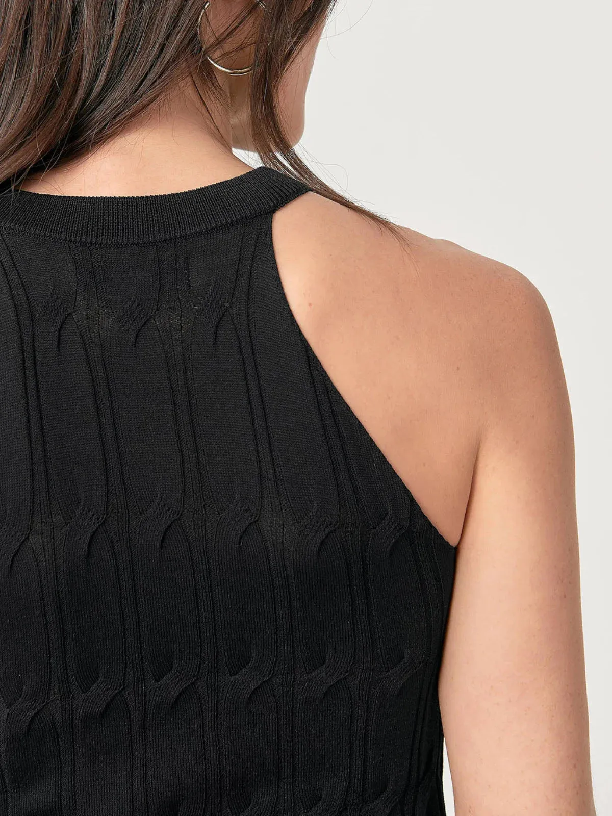Fine Knit Ribbed Vest Top