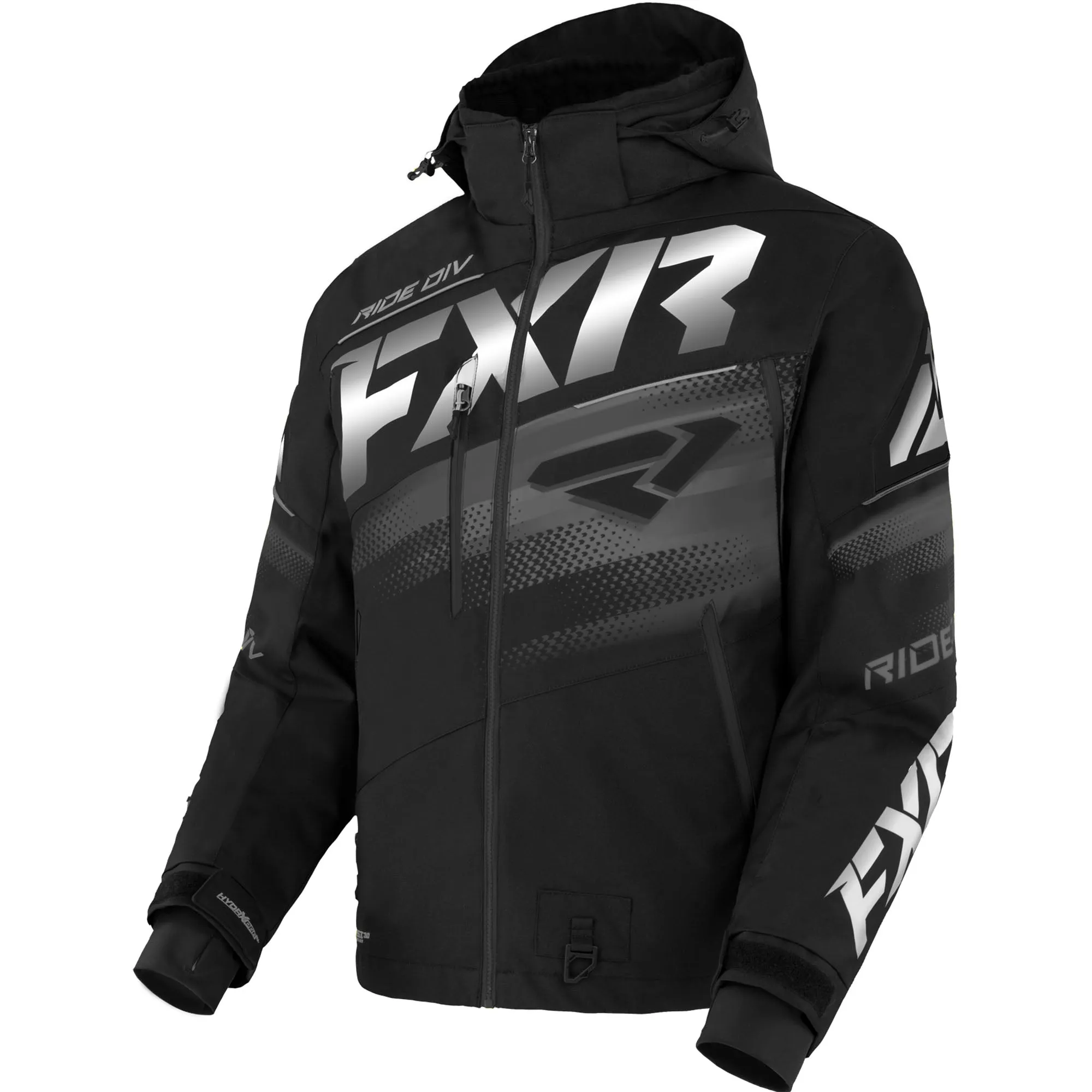 FXR Boost FX 2-IN-1 Snowmobile Jacket Black/Charcoal/Grey