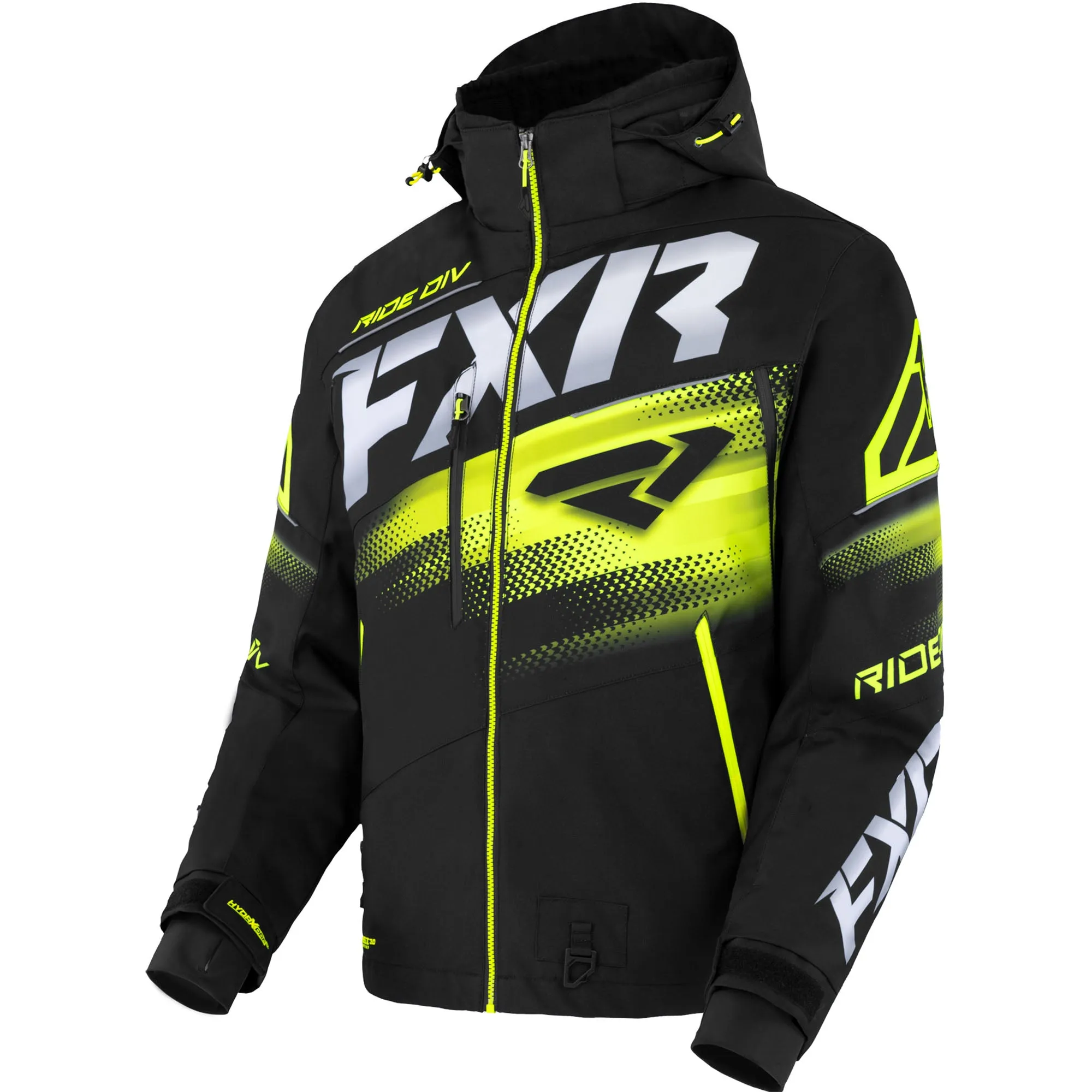 FXR Boost FX 2-IN-1 Snowmobile Jacket Black/HiVis