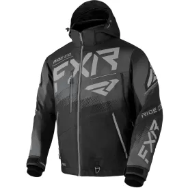 FXR Boost FX Snowmobile Jacket Black/Charcoal/Grey