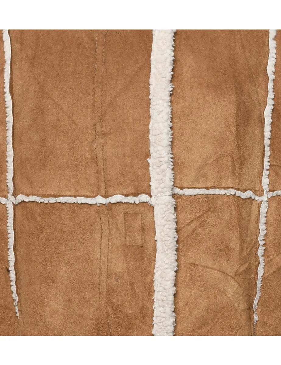Hooded Brown Coat - L