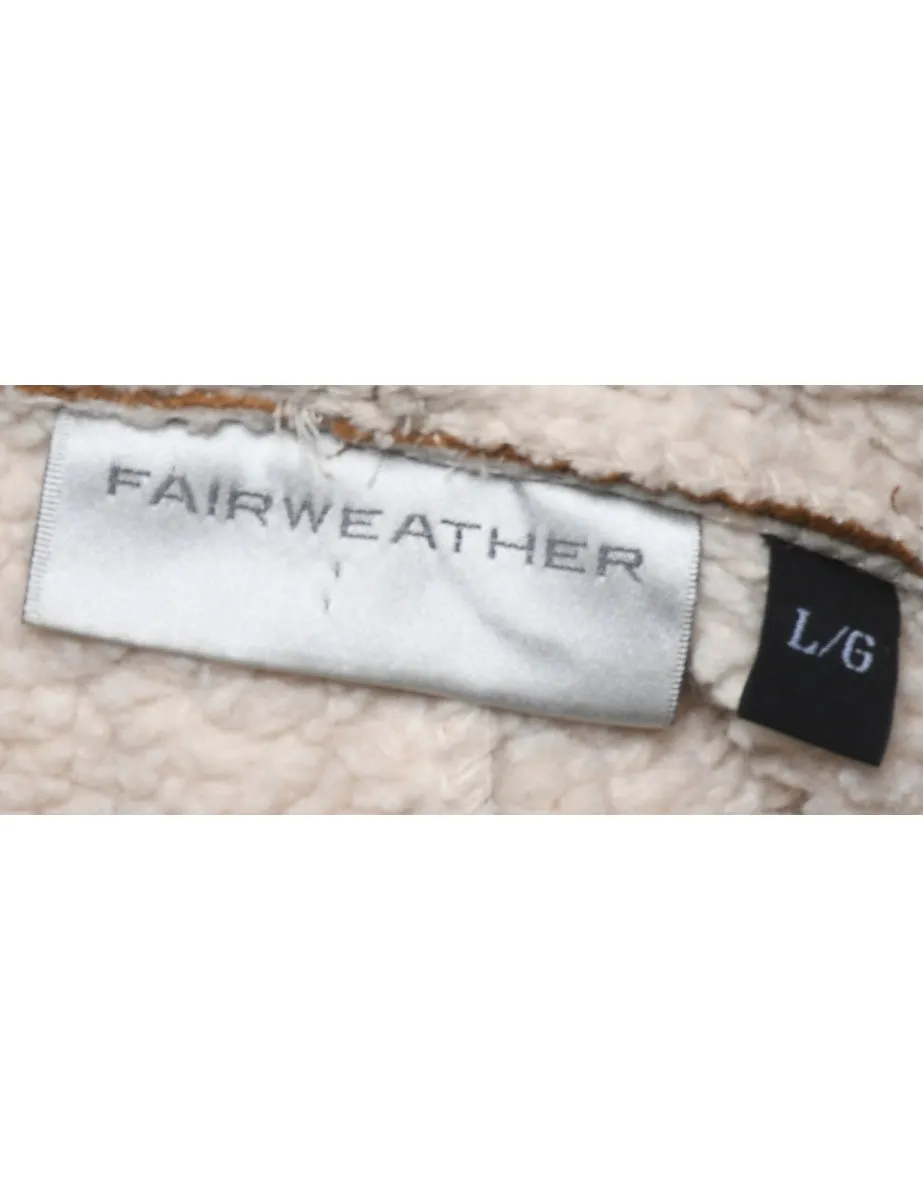 Hooded Brown Coat - L