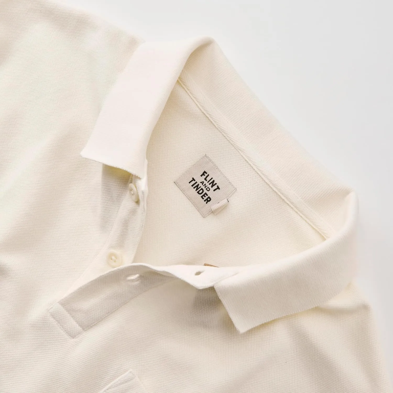 Huckberry Flint and Tinder Pique Polo, Polo Shirts for Men