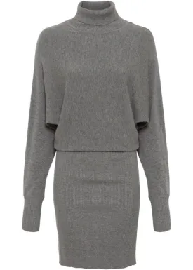 Knitted dress Bodyflirt, gray