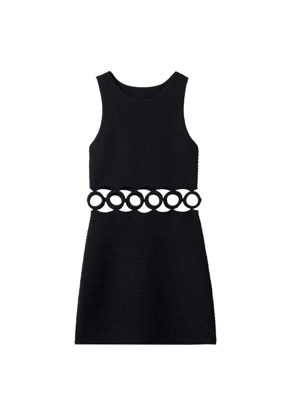 Knitted dress Mango, black