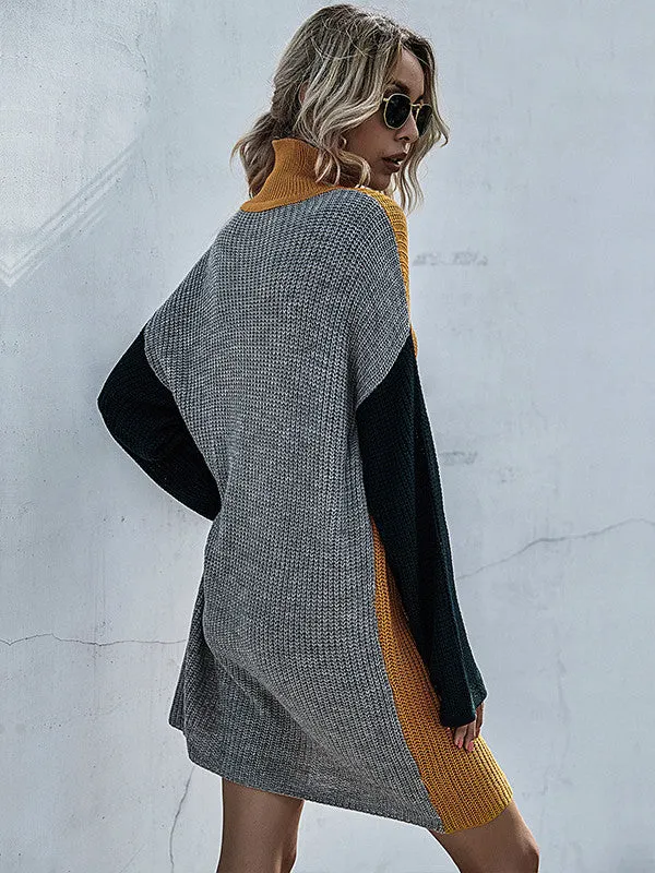 Long Sleeve Knitted Dress
