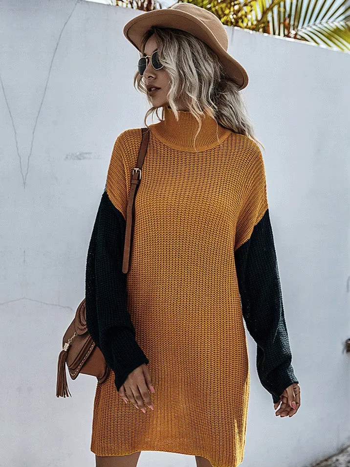 Long Sleeve Knitted Dress