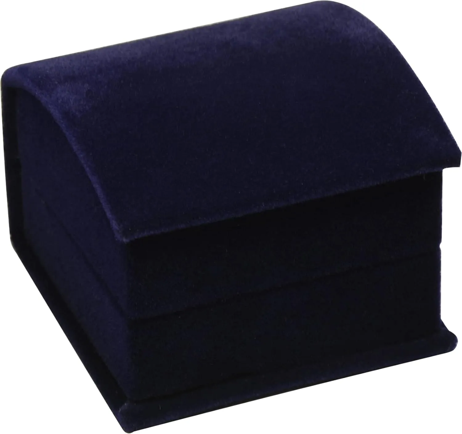 Navy Blue Color Luxury Velvet Multiple Use Earring Necklace Pendant Jewelry Gift Box for Wedding, Birthday, Valentine' Day, Mother's Day, Christmas...Comes with an Extra Individual White Packer Box