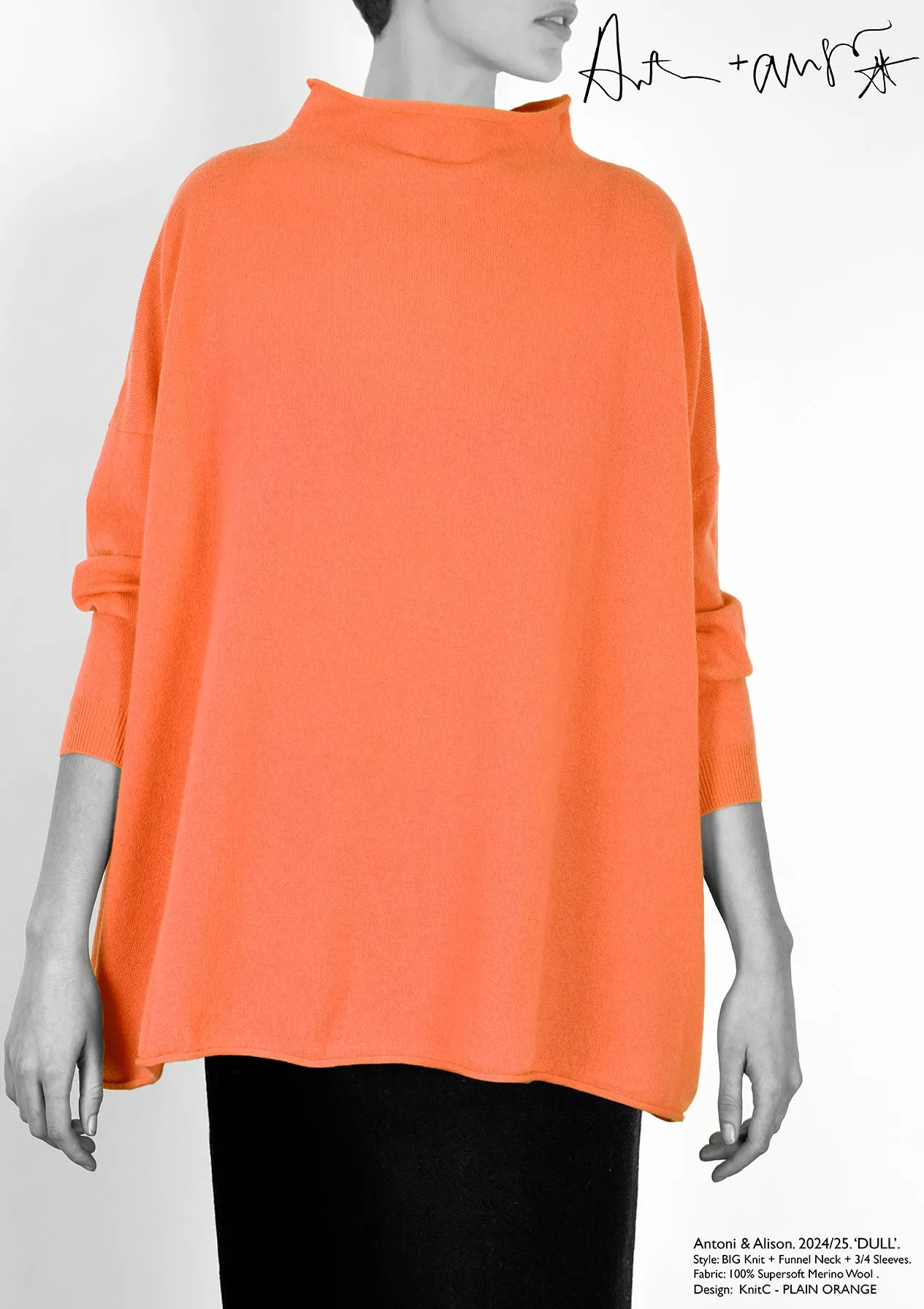 PLAIN ORANGE Knit