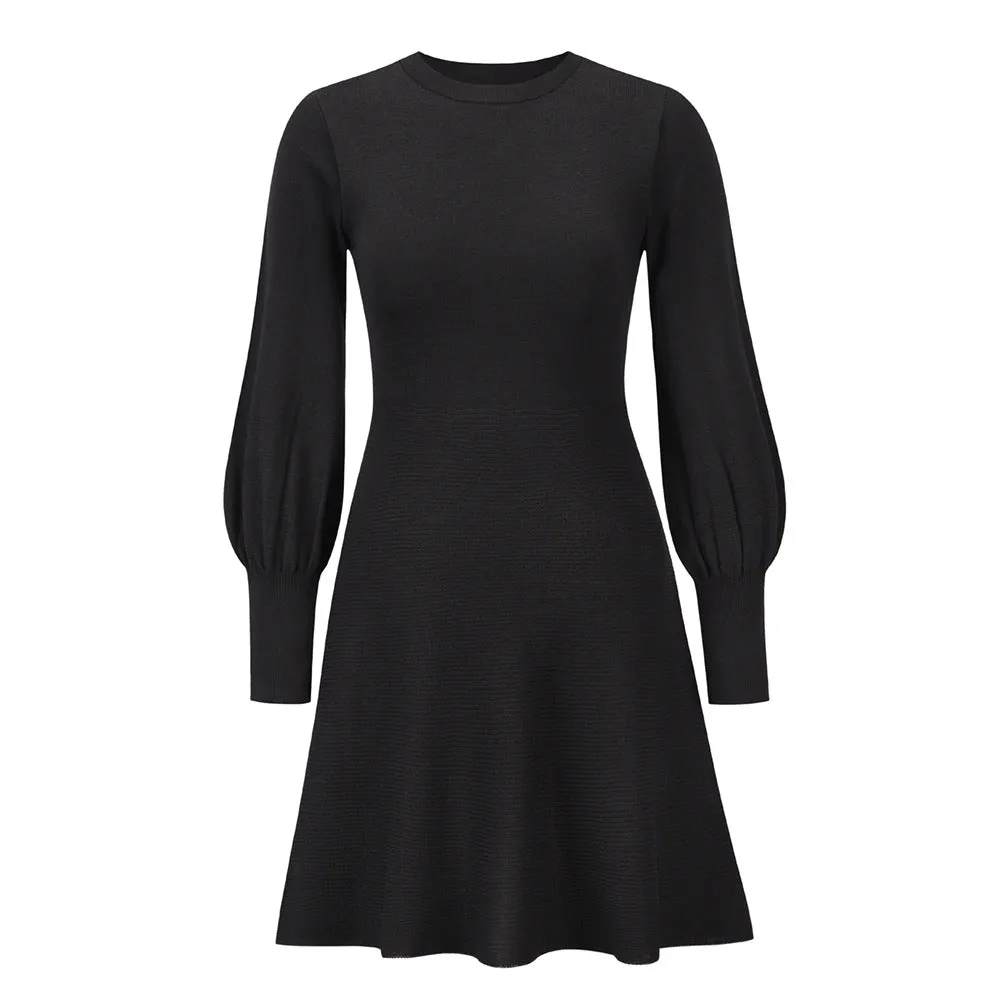 Slimming Knitted Sweater Dress Wholesale Womens Clothing N3824062100038