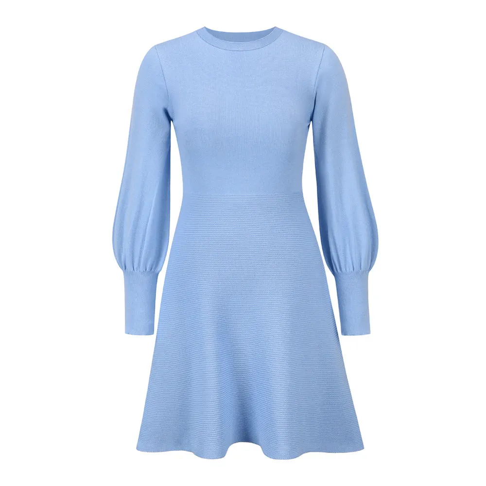 Slimming Knitted Sweater Dress Wholesale Womens Clothing N3824062100038
