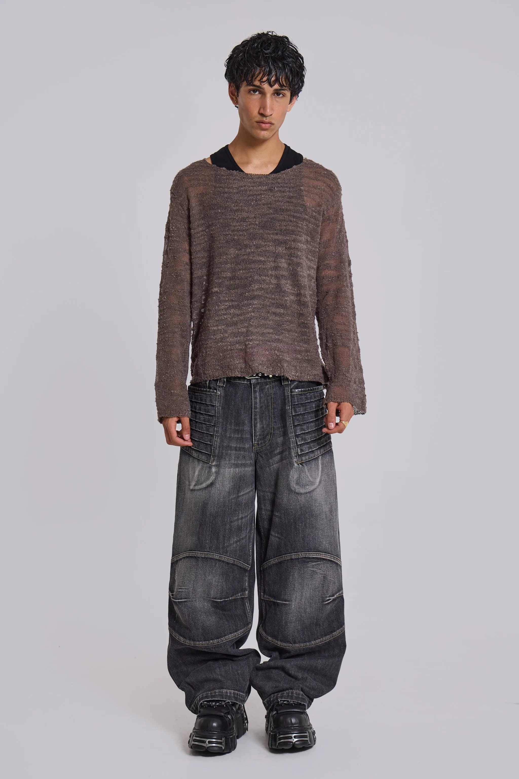 Taupe Stray Knit