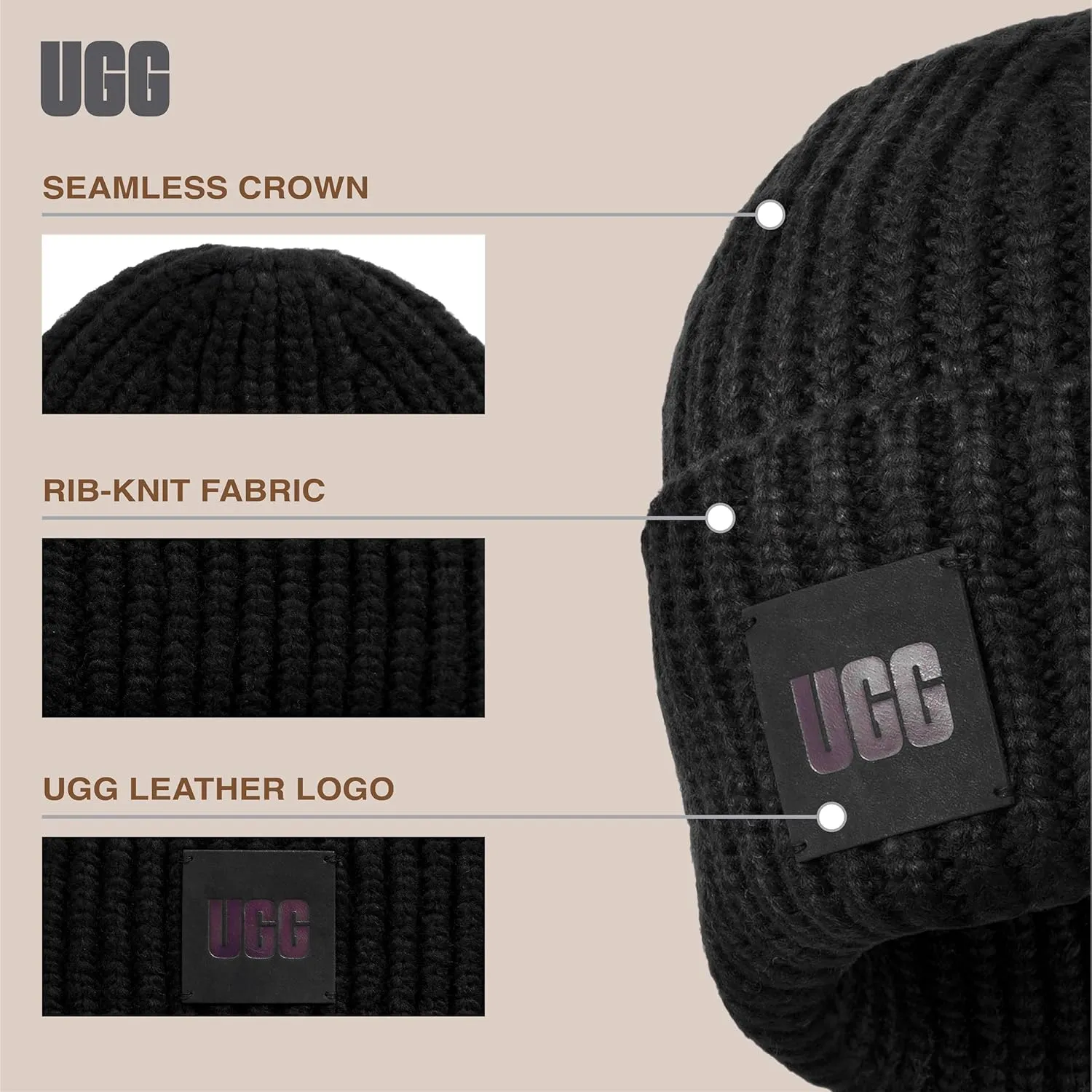 UGG Women's Chunky Rib Beanie